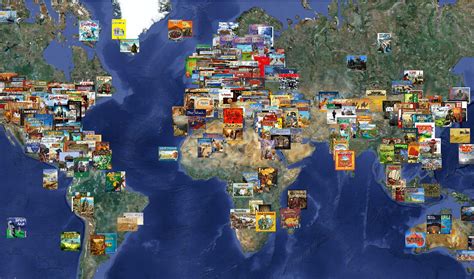 World Map Of Board Games Videogamegeek