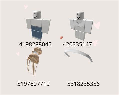 Searching for bloxburg codes for money, clothes, pictures, hair, posters, songs and accessories ? Pin on BLOXBURG OUTFIT CODES