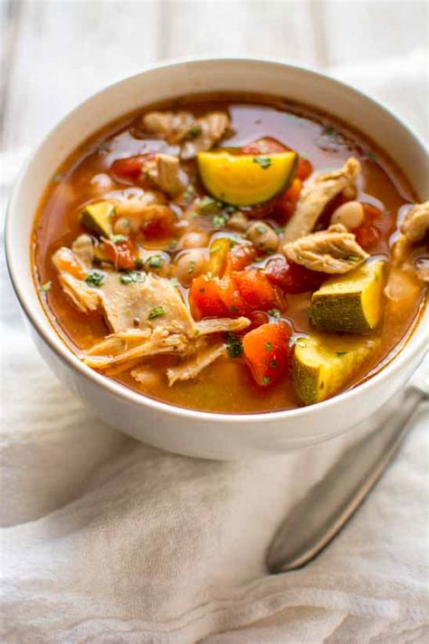 Slow Cooker Chicken Tomato And White Bean Soup Slow Cooker Gourmet