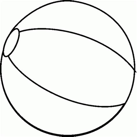Beach Ball Coloring Pages Printable For Free Download