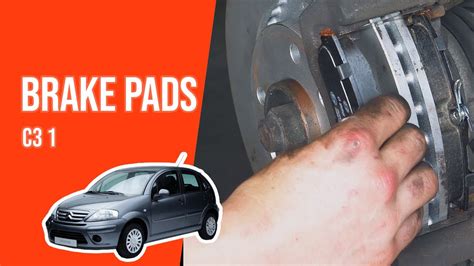 How To Replace The Front Brake Pads Citroen C3 Mk1 🚗 Youtube