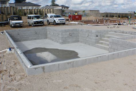 Diy Swimming Pool Concrete Blocks Diy Swimming Pool Concrete