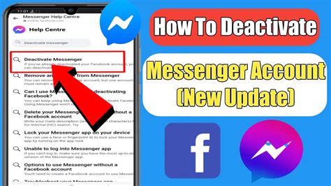 How To Deactivate Messenger Account 2023 Deactivate Messenger