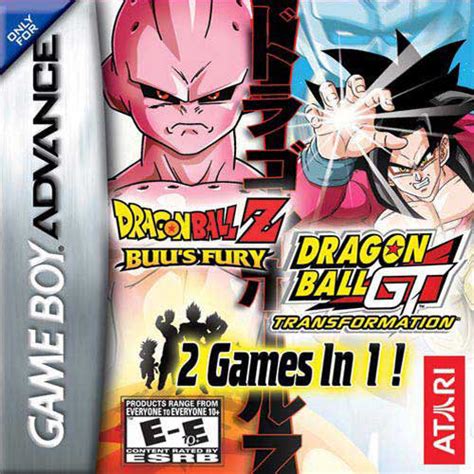 2 In 1 Dragon Ball Z Buus Fury And Dragon Ball Gt Transformation