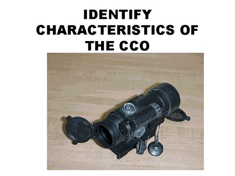 Identify Characteristics Of The Cco