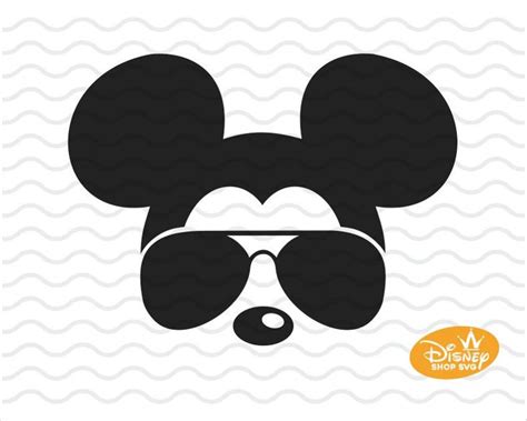 Mickey Mouse Svg Sunglasses Svg Disney Mickey Mouse Etsy