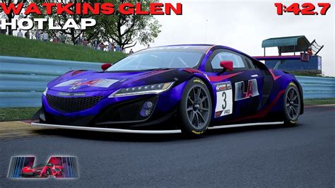 Honda Nsx Gt Evo Hotlap Setup Watkins Glen Assetto