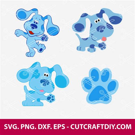 Blues Clues Svg Png Dxf Eps Cut Files Vector Clipart Cricut Silhouette Images And Photos Finder