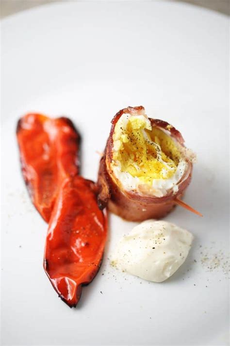 Bacon Wrapped Eggs Food Flavorz