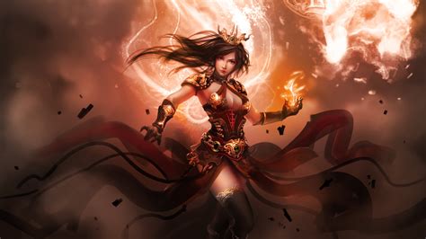 fantasy female warriors wallpapers wallpaper cave