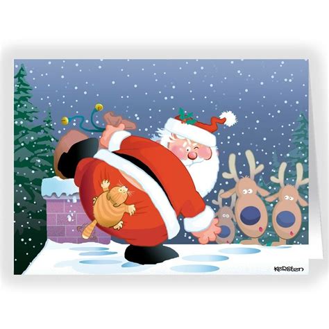 I'm sure many of us feel like this after christmas lunch. Angry Cat Christmas Card - 18 Funny Holiday Cards -20008 ...