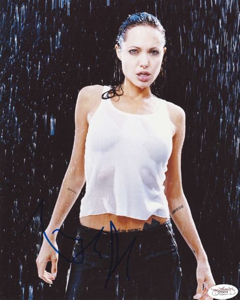 Angelina Jolie Autographed Signed 8x10 Photo Jsa Salt Original Sin