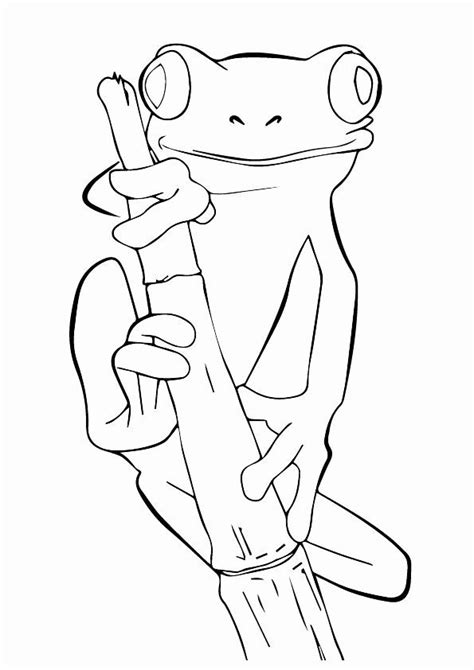 Tree Frog Coloring Page Fresh Free Printable Frog Coloring Pages Frog