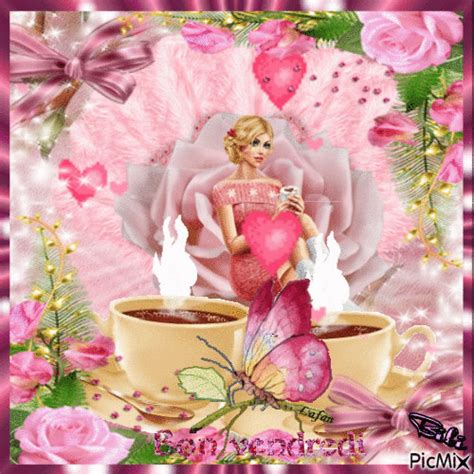 Bon Vendredi Tous Les Amis Bisous Gif Anim Gratuit Picmix