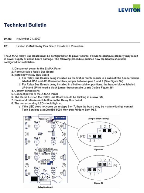 Leviton R24sd Control Panel Technical Bulletin Manualslib