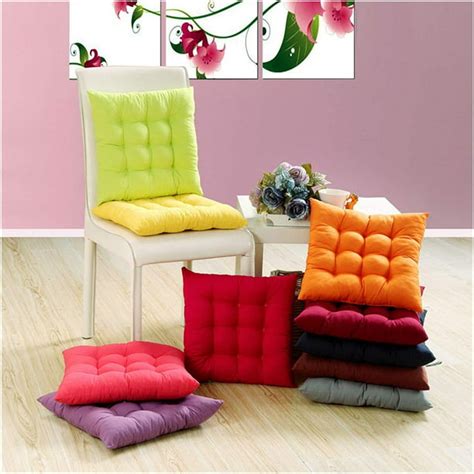 Manunclaims Chair Cushion Tufted Chair Cushion Solid Square Seat
