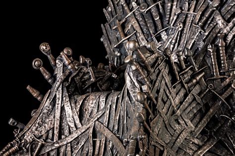 A 14 Inch Replica Of The Game Of Thrones Iron Throne