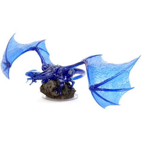 Dandd Icons Of The Realm Premium Figure Sapphire Dragon Collectible