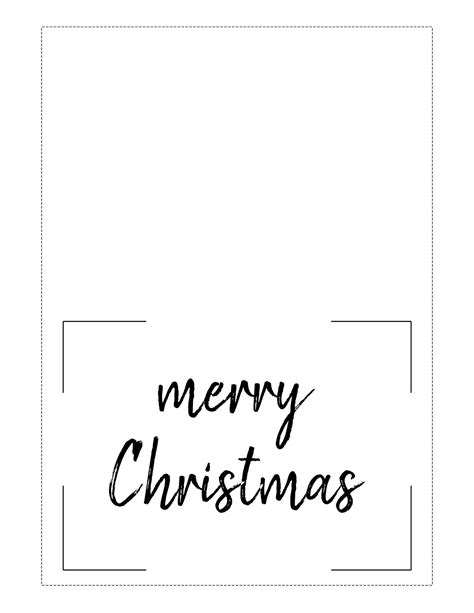 free printable christmas cards basic paper trail design