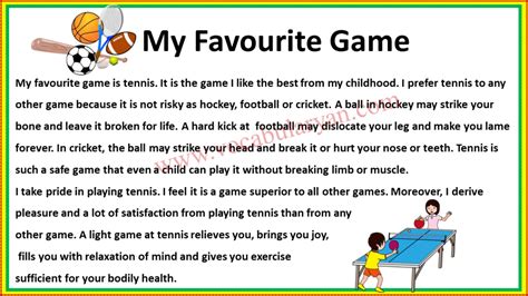 ⭐ My Favorite Game Football My Favourite Game Football Essay For Class