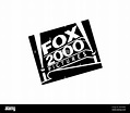 Fox 2000 Pictures, rotated logo, white background Stock Photo - Alamy