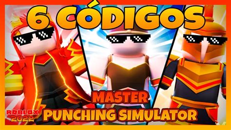 ⚡6 Codigos De Master Punching Simulator ⚡ Códigos Roblox 2022 ⚡ Emilior