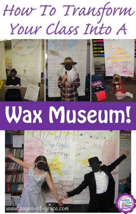 Transform Your Classroom Into A Wax Museum This Project Is Such A Fun