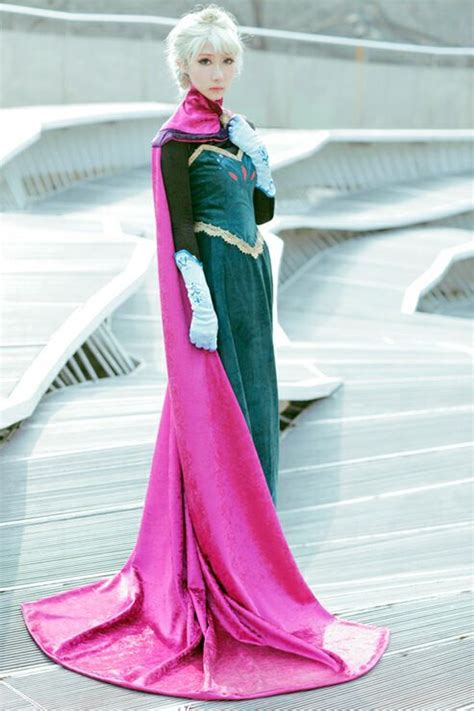 HSAMAblog COMO FAZER cosplay ELSA vestido da Coroação Coronation Gown Frozen Cosplay