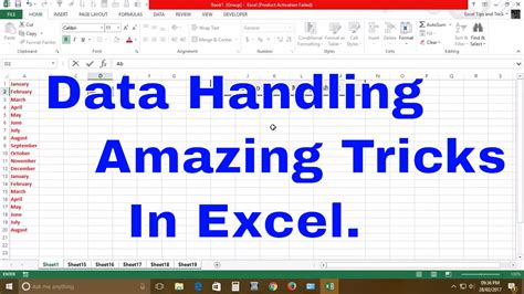 Microsoft Excel Tricks That Can Make Anyone An Excel Expert Youtube
