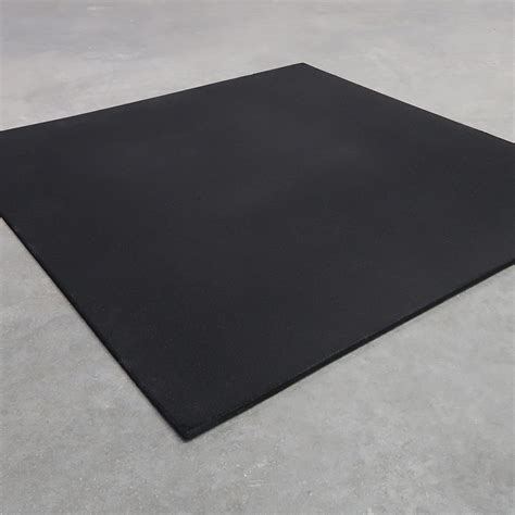 20 Pack 10mm Black Rubber Gym Flooring Mats