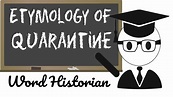Etymology of Quarantine - YouTube