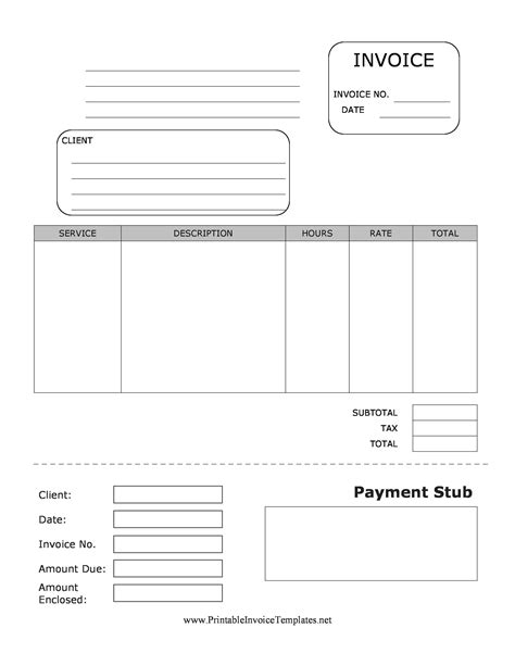 Free Printable Pay Stub Template Printable Templates