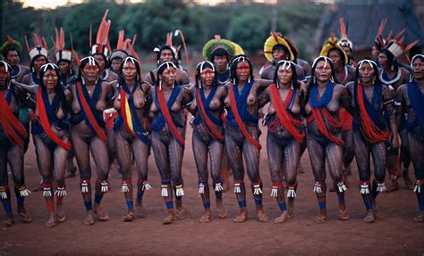 Kayapo Ceremony Thomas Kelly Dreams In Time