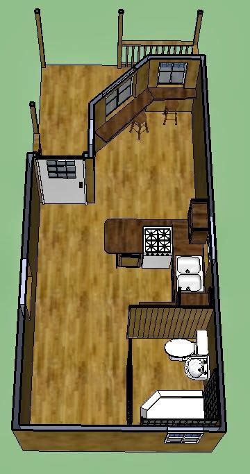 House plans envisioned by designers and architects — chosen by you. Sweatsville: Deluxe Lofted Barn Cabin | Tiny house layout, Lofted barn cabin, Shed to tiny house