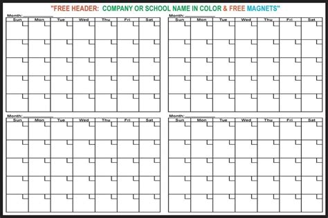 6 Month Calendar Template Word Calendar Template Excel Calendar