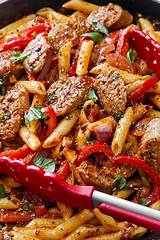 Italian sausage and pasta bow ties kraft recipes 18. Sausage Pasta Skillet Recipe — Eatwell101