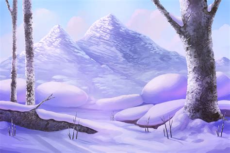 Snowy Background Free Psd By Tsaoshin On Deviantart