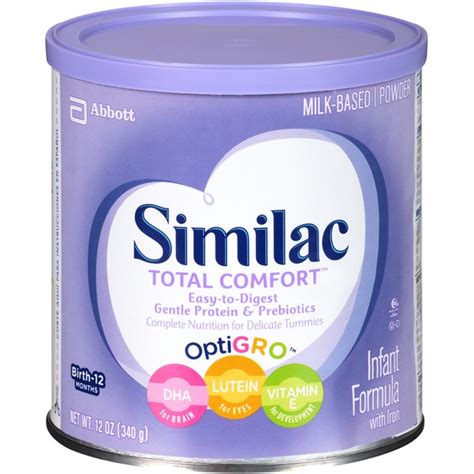 Similac Total Comfort Total Comfort With Iron Infant Formula 12 Oz