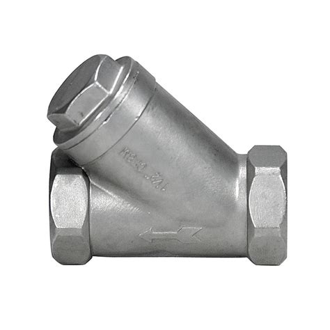 Stainless Steel Piston Type Check Valve Y Threaded