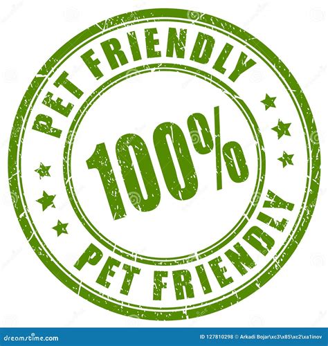 Pet Friendly Vector Stamp Stock Vector Illustration Of Approval
