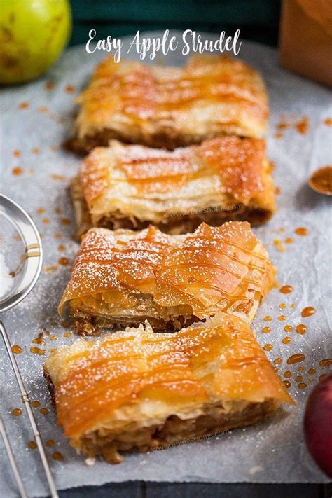 This Quick And Easy Apple Strudel Is Made With Sheets Of Ready Made