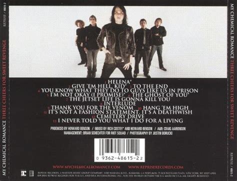 Three Cheers For Sweet Revenge My Chemical Romance Songs Reviews