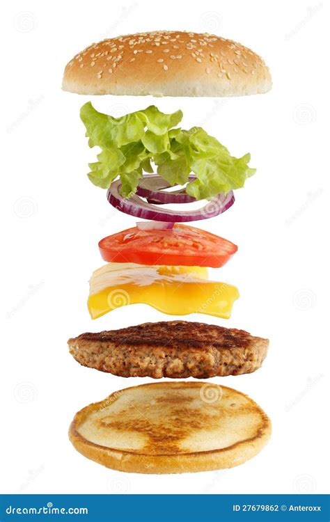 Burger Ingredients Stock Photo Image Of Ground Classic 27679862
