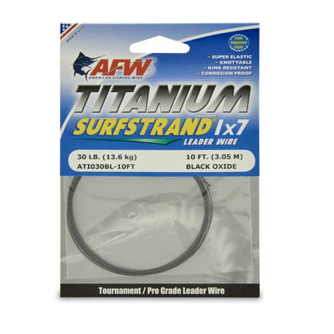 Afw Titanium Surfstrand Wire 1x7 30lb West Lothian Angling