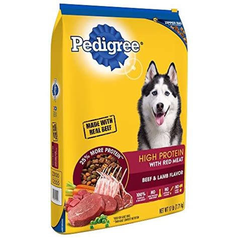 Pedigree High Protein Adult Dry Dog Food Beef And Lamb Flavor Dog