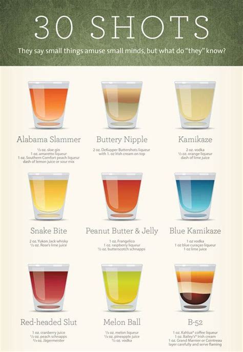 30 Recettes De Shooters01 Alcohol Drink Recipes Alcohol Drinks