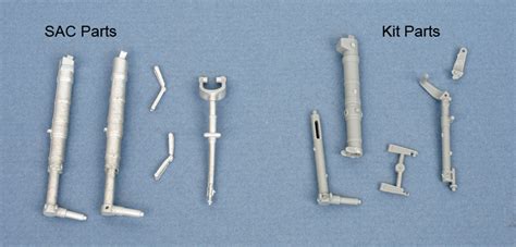 Scale Aircraft Conversions 24005 Landing Gear For Bf 109 Trumpeter