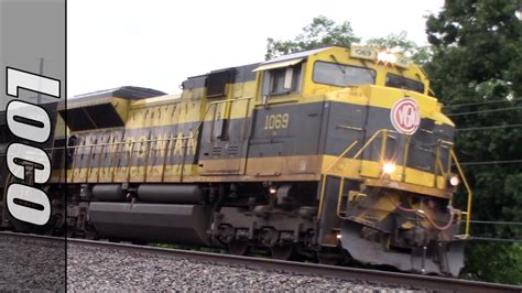 Ns 1069 Virginian Heritage Unit With Awesome Horn Echoes Up Sd70ah