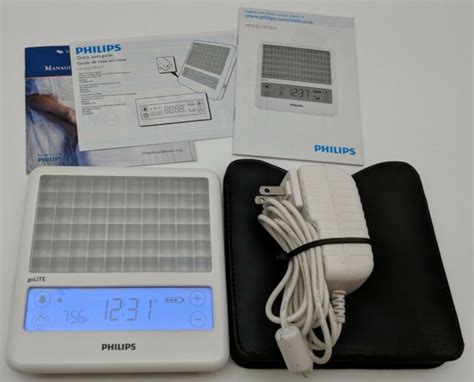 Philips Golite Blu Hf3332 Energy Light Therapy Device Rechargeable
