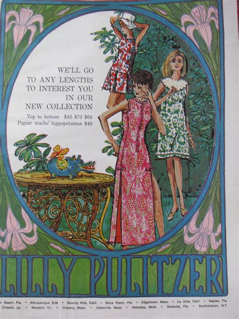 Vintage Lilly Pulitzer Print Ad